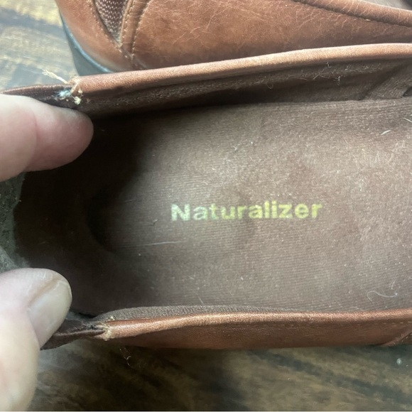 Naturalizer Brown Genuine Leather Flats Comfort Shoe Style 791N13 Size 7.5 Wide - Picture 2 of 10